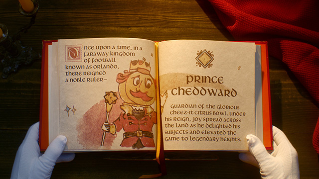 Cheez-it Citrust Bowl Prince Cheddward Returns