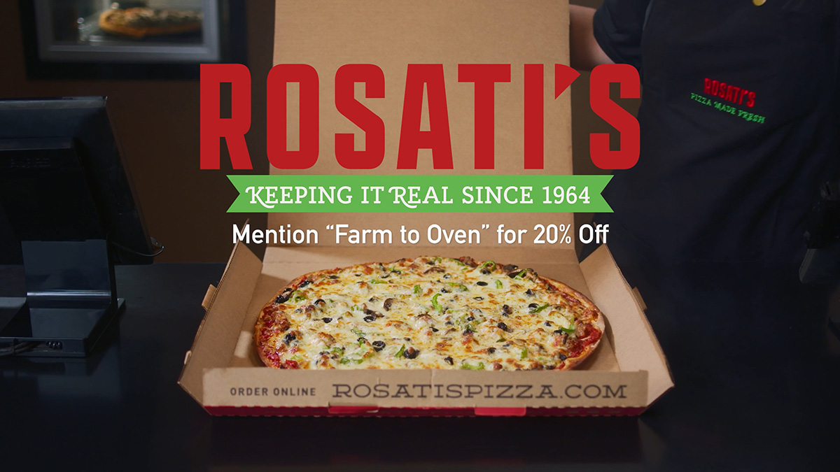 Rosati's Farm to Oven TV Spot